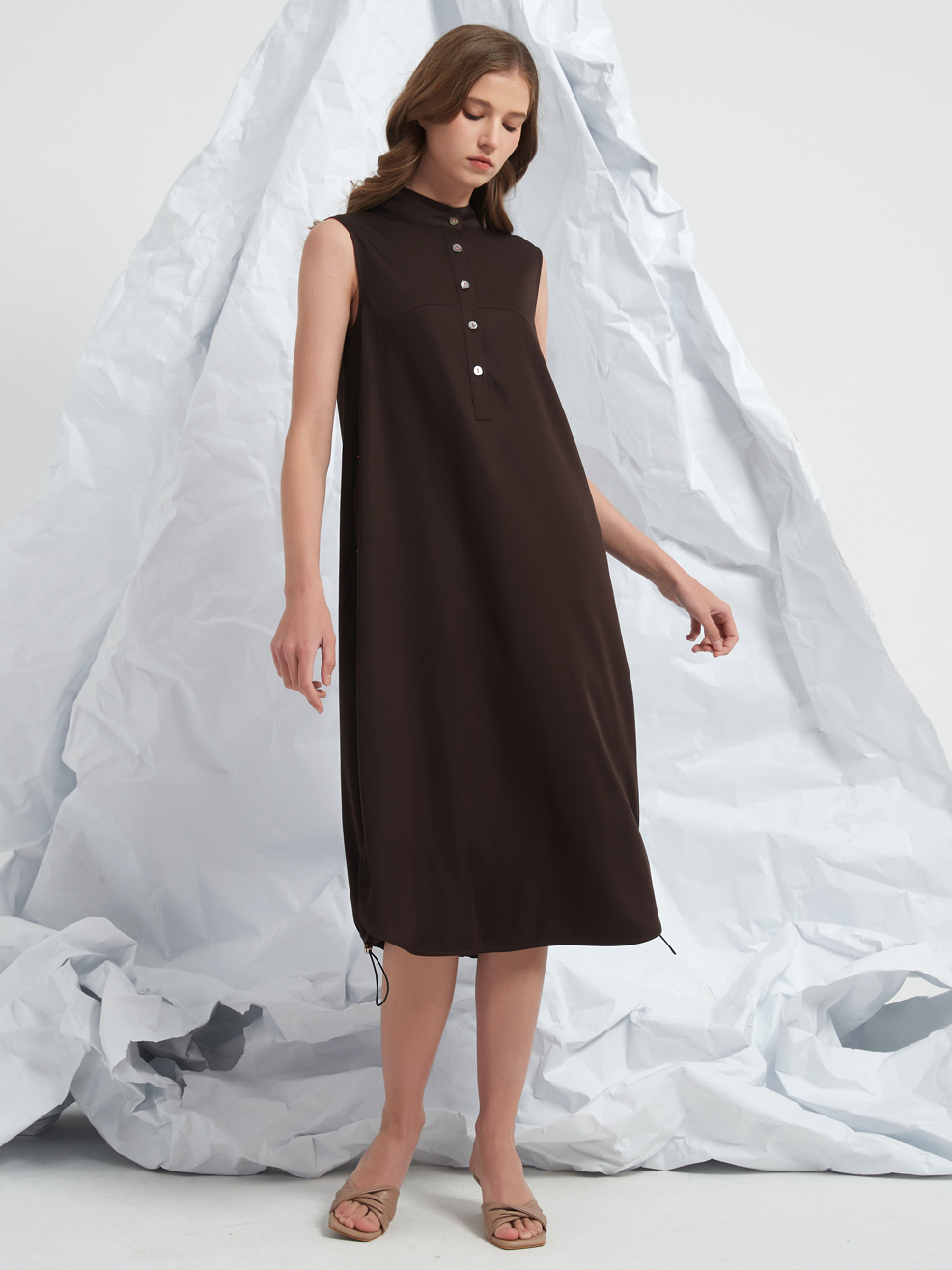 PARACHUTE MIDI DRESS